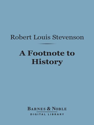 cover image of A Footnote to History (Barnes & Noble Digital Library)